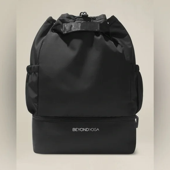 Beyond yoga  backpack BEYOND YOGA Convertible Gym Bag Backpack -Black Back Pack  main image 4